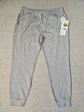 Vuori Performance Jogger Medium M Pale Grey Heather Casual Athleisure Lounge NEW